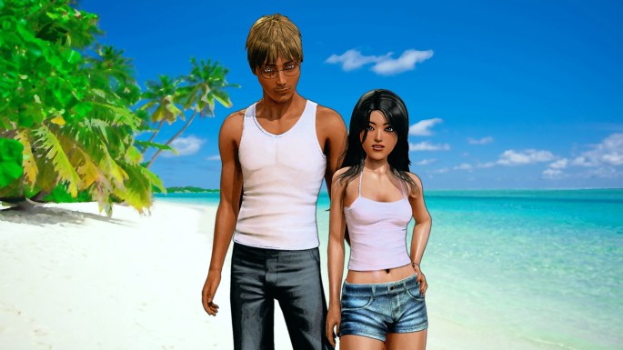 tropical holiday paradise